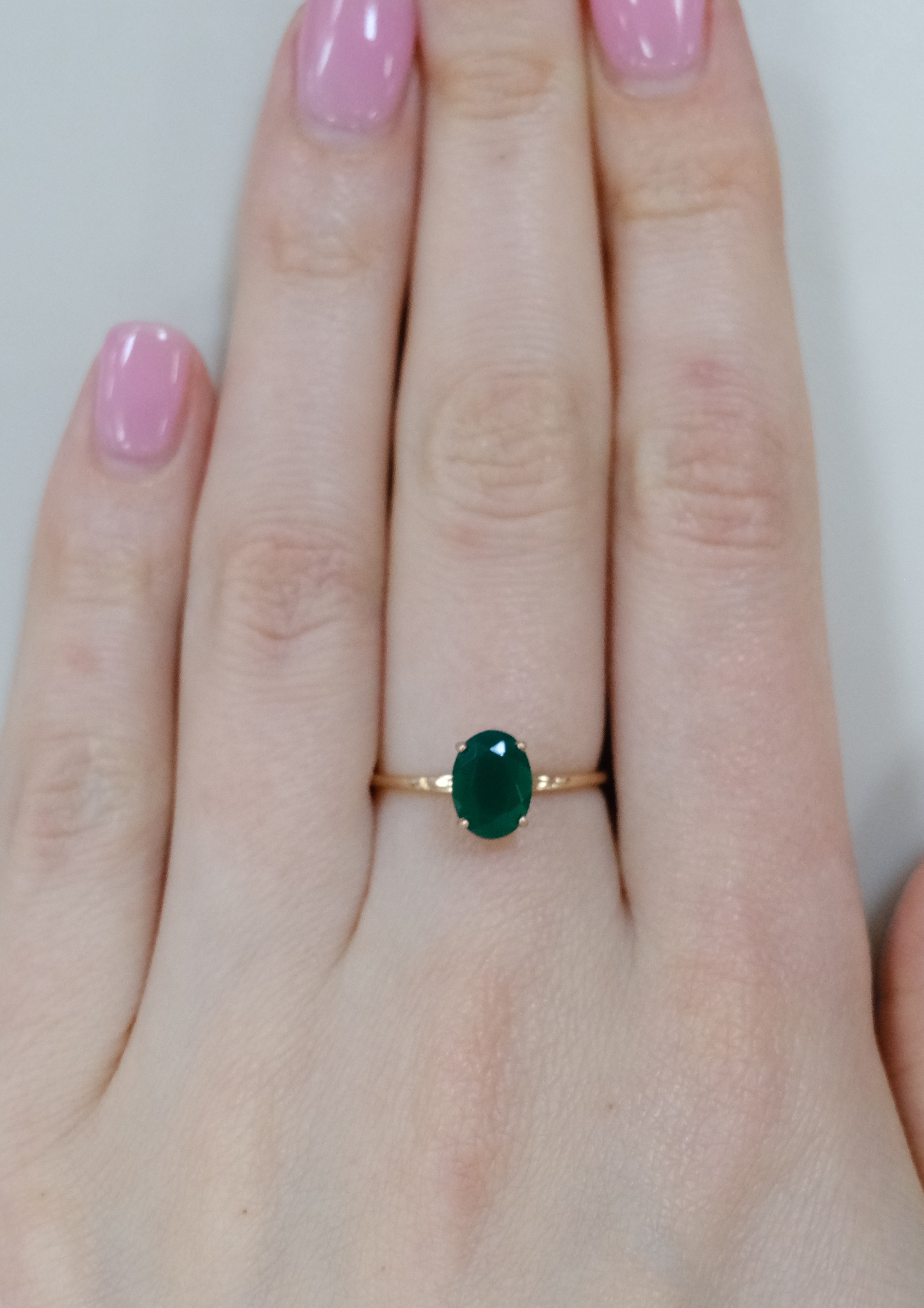 Серебряное кольцо с агатом